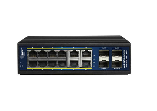 ALLNET Network Switch Managed L2+/L3 Gigabit Ethernet (10/100/1000) Power Over Ethernet (Poe) Black