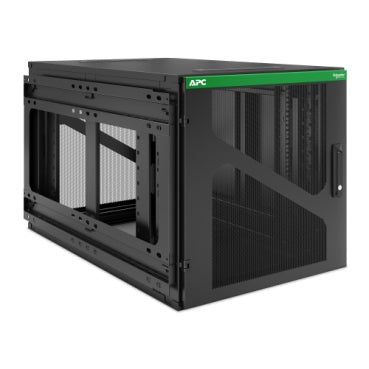 APC NetShelter WX AR112SM - 19 inch Wall Patch Cabinet, 12U/U, 800MM deep, Side mounting, Mounted