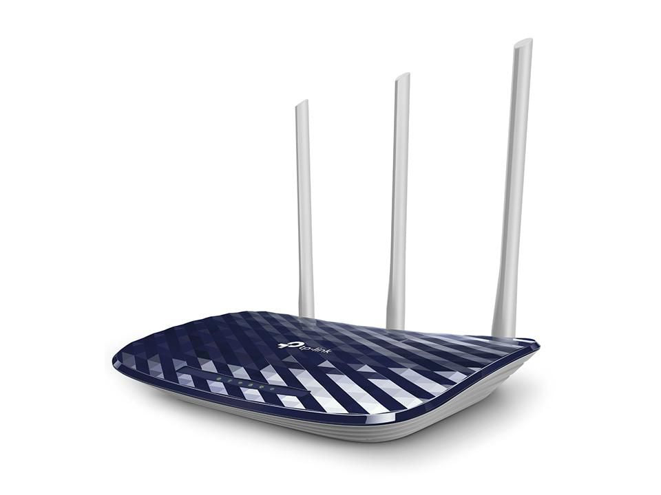 TP-Link WLAN rout 750mb Archer C20 AC750, Wi-Fi 5 (802.11ac), Dual-band (2.4 GHz / 5 GHz), Ethernet LAN, Black,White, Tabletop router
