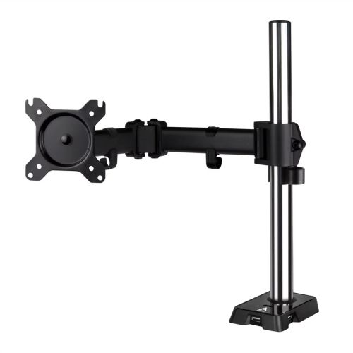 Arctic Z1 Gen 3 Single Monitor Arm with 4-Port USB 2.0 Hub, up to 43" Monitors / 49" Ultrawide, 180Â° Swivel, 360Â° Rotation