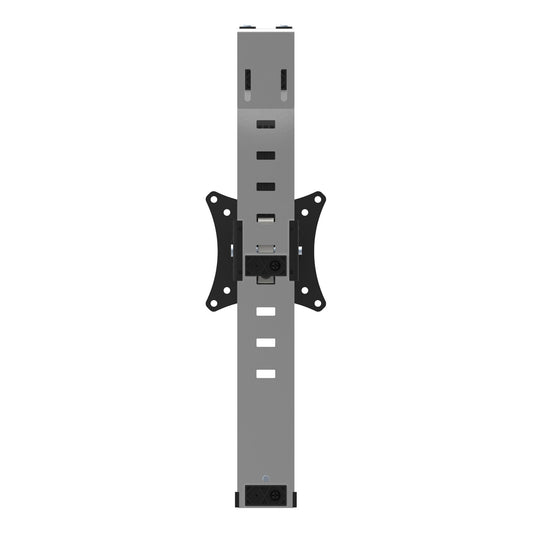 StarTech.com Cubicle Monitor Mount - Cubicle Wall Single Monitor Hanger - Up to 34" (17.6lb/8kg) VESA Mount Display - Height Adjustable Ergonomic Office Cubicle Hanging Flat Panel Hook & Clamp Bracket