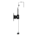 StarTech.com Cubicle Monitor Mount - Cubicle Wall Single Monitor Hanger - Up to 34" (17.6lb/8kg) VESA Mount Display - Height Adjustable Ergonomic Office Cubicle Hanging Flat Panel Hook & Clamp Bracket