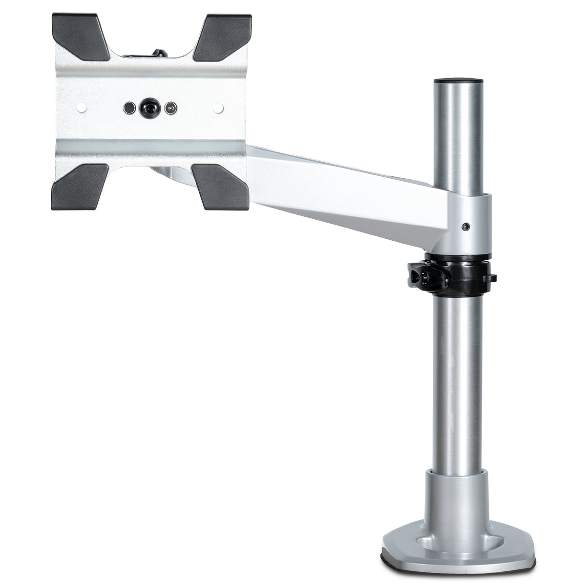 StarTech.com Desk Mount Monitor Arm - VESA or Apple iMac/Thunderbolt or Ultrawide Display up to 49" (30.9lb/14kg) - Articulating Height Adjustable Single Desktop Monitor Pole Mount - Clamp/Grommet - TAA