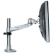 StarTech.com Desk Mount Monitor Arm - VESA or Apple iMac/Thunderbolt or Ultrawide Display up to 49" (30.9lb/14kg) - Articulating Height Adjustable Single Desktop Monitor Pole Mount - Clamp/Grommet - TAA