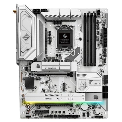 Asrock Z890 STEEL LEGEND WIFI, Intel Z890, 1851, ATX, 4 DDR5, HDMI, 2 TB4, Wi-Fi 7, 2.5G LAN, RGB, 4x M.2