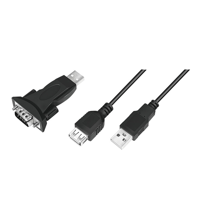 LogiLink AU0034 cable gender changer USB RS232 Black