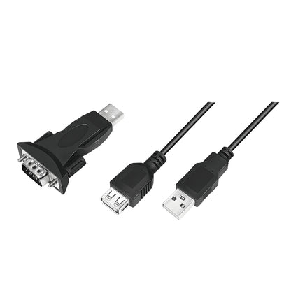 LogiLink AU0034 cable gender changer USB RS232 Black