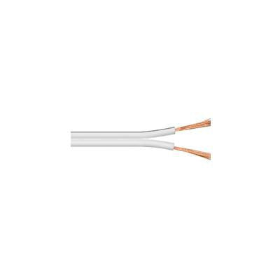 MicroConnect Speaker cable, 50m, 2x1,5mm², white cable diameter 2 x 1,5 mm² CCA cable: 2x30/0,25 mm, outer: 3,1x6,5 mm .