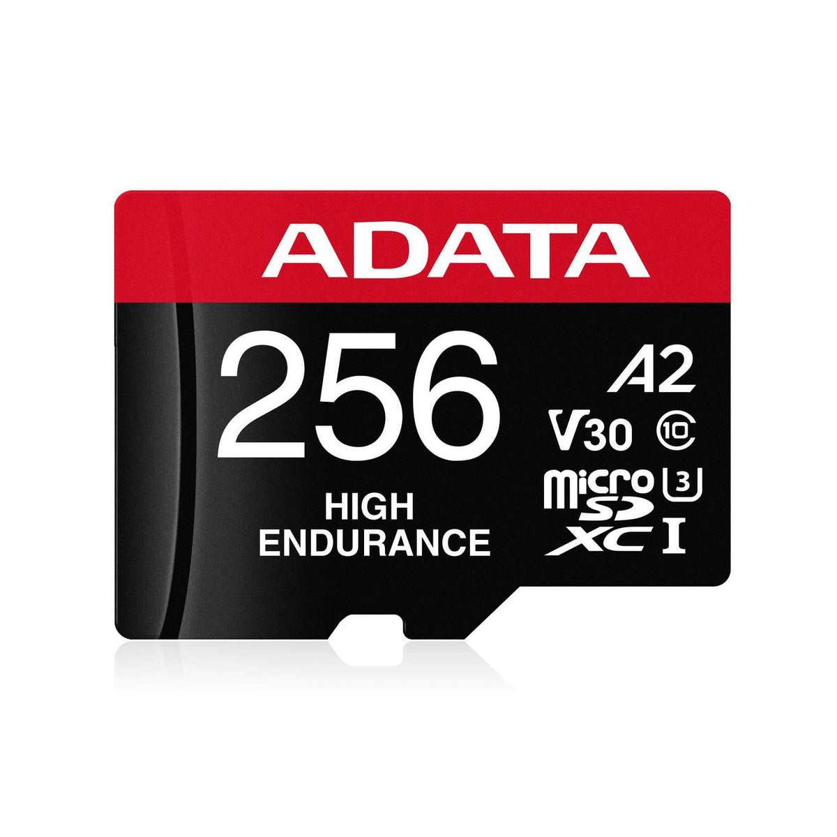 ADATA 256 GB MicroSDXC UHS-I Class 10 Micro SDXC W. Adapter AUSDX256GUI3V30SHA2-RA1, 256 GB, MicroSDXC, Class 10, UHS-I, 100 MB/s, 80 MB/s