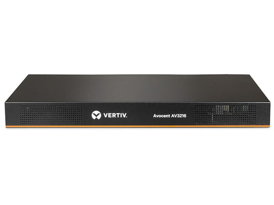 Vertiv Avocent AV 3216 KVM switch Rack mounting Black