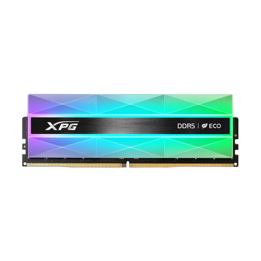 ADATA LANCER NEON AX5U7200C3416G-DCLANRSG U-DIMM DDR5 System Memory,7200MHz, 32GB, (2 x 16GB) CL34, 1.4v, Retail, Silver RGB  Using Eco-Friendly Material