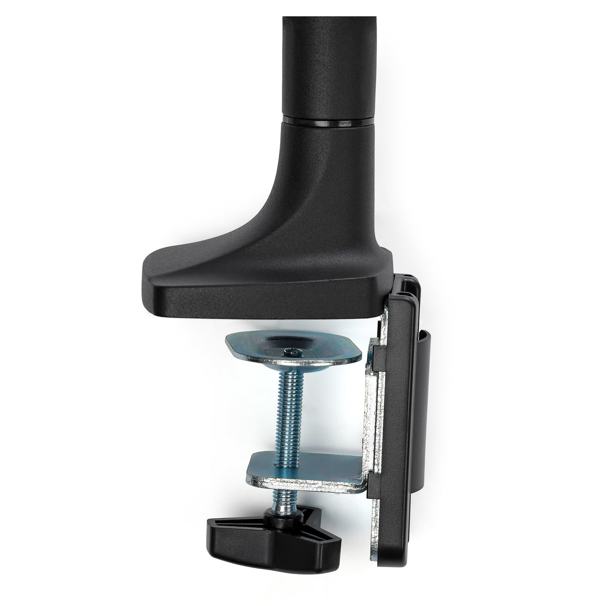 StarTech.com Desk Mount Monitor Arm - Heavy Duty Ergonomic VESA Monitor Arm - Single 32" (19.8lb/9kg) Display - Full Motion, Height Adjustable, Articulating - Aluminum - C-Clamp/Grommet- Black