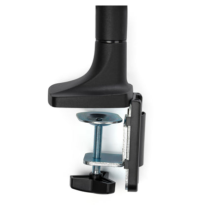 StarTech.com Desk Mount Monitor Arm - Heavy Duty Ergonomic VESA Monitor Arm - Single 32" (19.8lb/9kg) Display - Full Motion, Height Adjustable, Articulating - Aluminum - C-Clamp/Grommet- Black