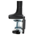 StarTech.com Desk Mount Monitor Arm - Heavy Duty Ergonomic VESA Monitor Arm - Single 32" (19.8lb/9kg) Display - Full Motion, Height Adjustable, Articulating - Aluminum - C-Clamp/Grommet- Black
