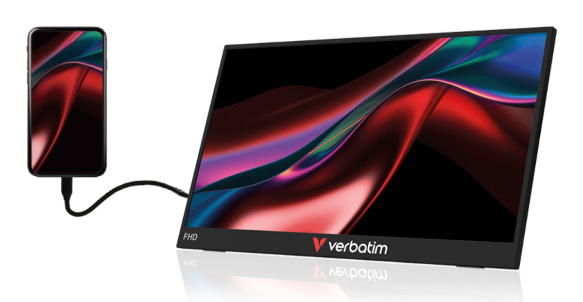 Verbatim Portable 15.6" FHD Touch Monitor LIGHT