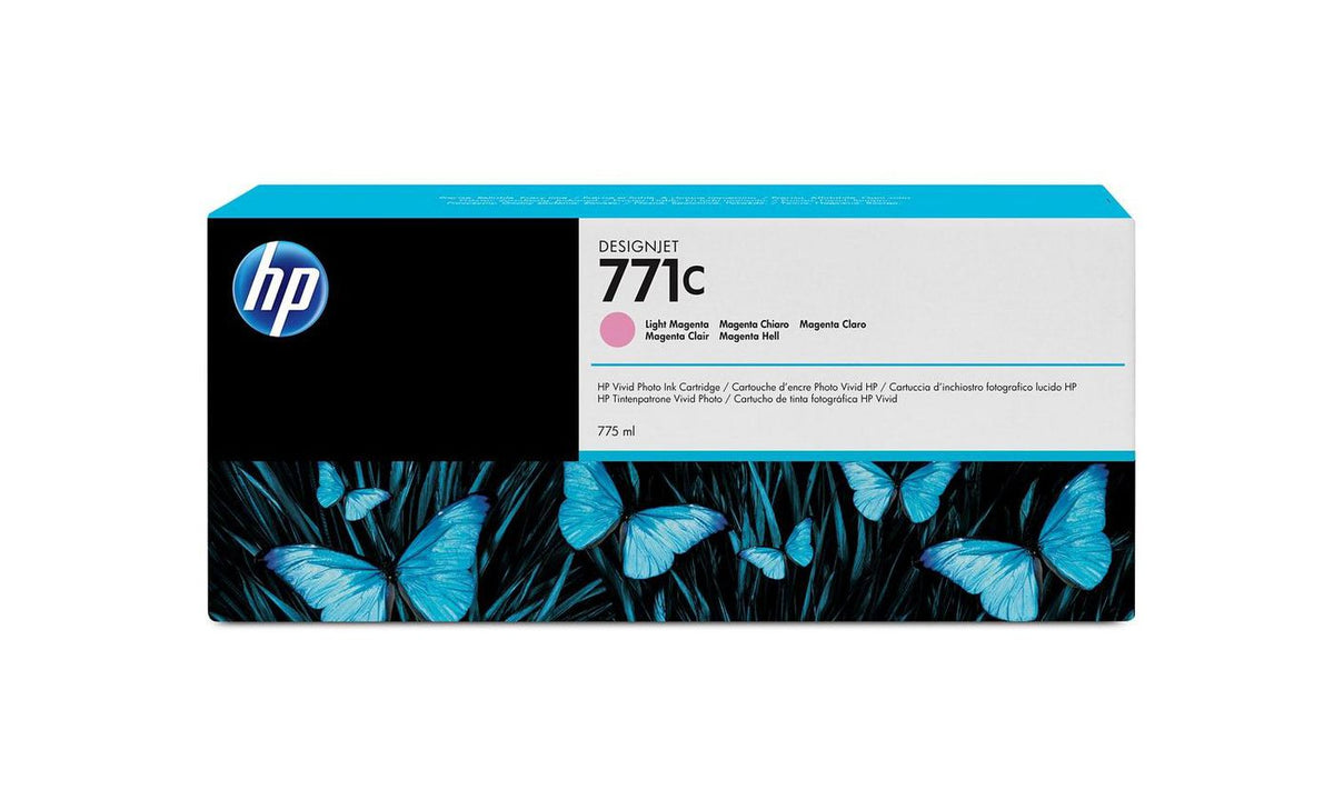 HP Ink Light Magenta 771C 775ml 771C, Original, Pigment-based ink, Light magenta, HP, HP DesignJet Z6200 Photo, Z6810 Photo, 775 ml