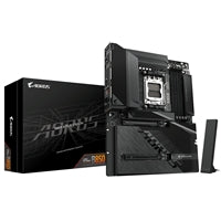 Gigabyte B850 AORUS STEALTH AMD AM5 Socket Motherboard, ATX, 4x DDR5 Slots, 4x M.2 Sockets, Fitted I/O Shield, 5GbE LAN, Wi-Fi 7, 1x HDMI Port