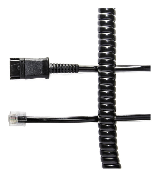 V7 BL-04S+P telephone cable 2 m Black