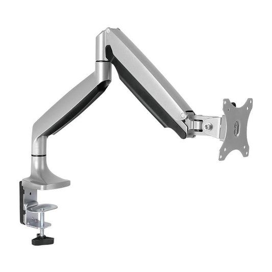 LogiLink Monitor mount, 13"-32", aluminum, gas spring BP0042, Clamp/Bolt-through, 9 kg, 33 cm (13"), 81.3 cm (32"), 100 x 100 mm, Aluminum