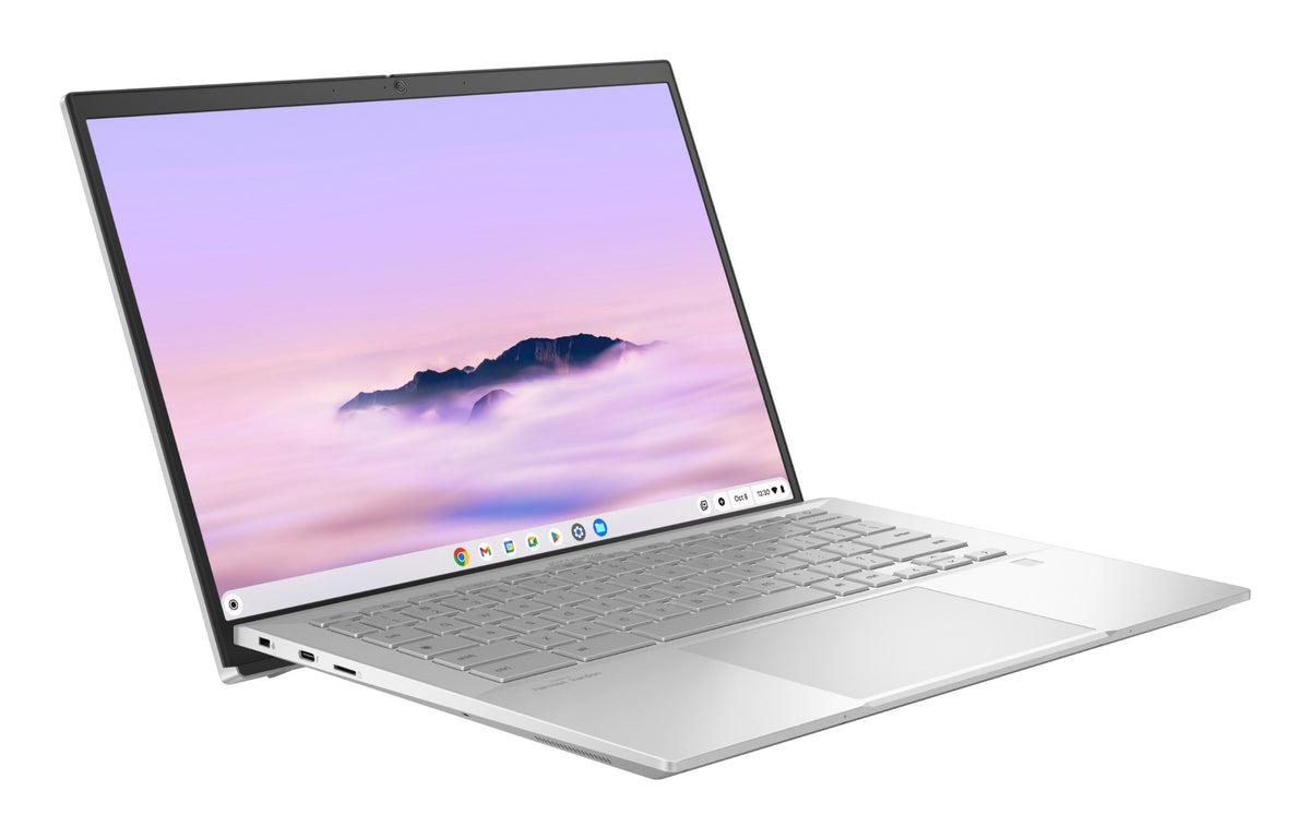 ASUS Chromebook Plus Enterprise CB54 CB5403CMA-QM1092 Intel Core Ultra 7 155U 35.6 cm (14") Touchscreen WQXGA 16 GB LPDDR5x-SDRAM 512 GB SSD Wi-Fi 6E (802.11ax) ChromeOS Silver