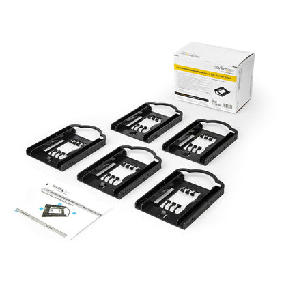 StarTech.com 5 Pack - 2.5” SDD/HDD Mounting Bracket for 3.5 Drive Bay
