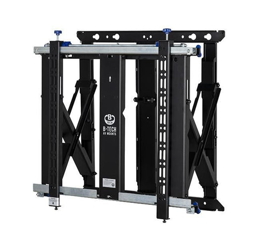 B-Tech Ultra-Slim Pop-In, Pop-Out Videowall Mount with Micro-Adjustment (VESA 600 x 400)