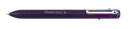 Pentel IZEE 4 COLR BALLPNT ASST PK12