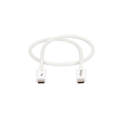 StarTech.com 1.6ft (50cm) Thunderbolt 3 Cable, 40Gbps, 100W PD, 4K/5K, Thunderbolt Certified, Compatible with Thunderbolt 4/USB 3.2/DisplayPort