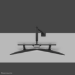 Neomounts DS75S-950BL2 Monitor arm 17-32" - gas spring - Topfix - 180°-stop