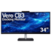 Acer CB3 Vero CB343CURD docking monitor - 34", UWQHD, 21:9 ultrawide, 3800R curve, 60Hz, AdaptiveSync, webcam, height adjustable