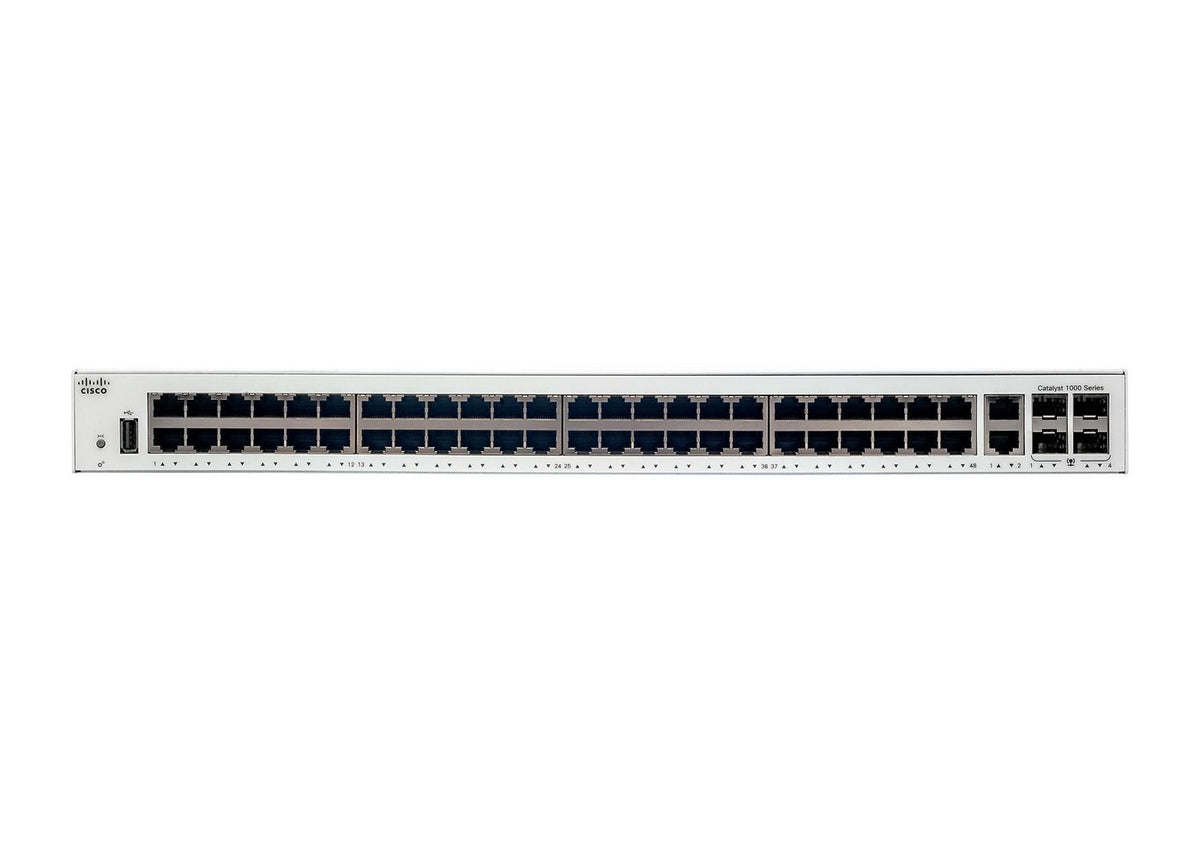 Cisco Catalyst C1000-48T-4G-L network switch Managed L2 Gigabit Ethernet (10/100/1000) Grey Catalyst C1000-48T-4G-L, Managed, L2,