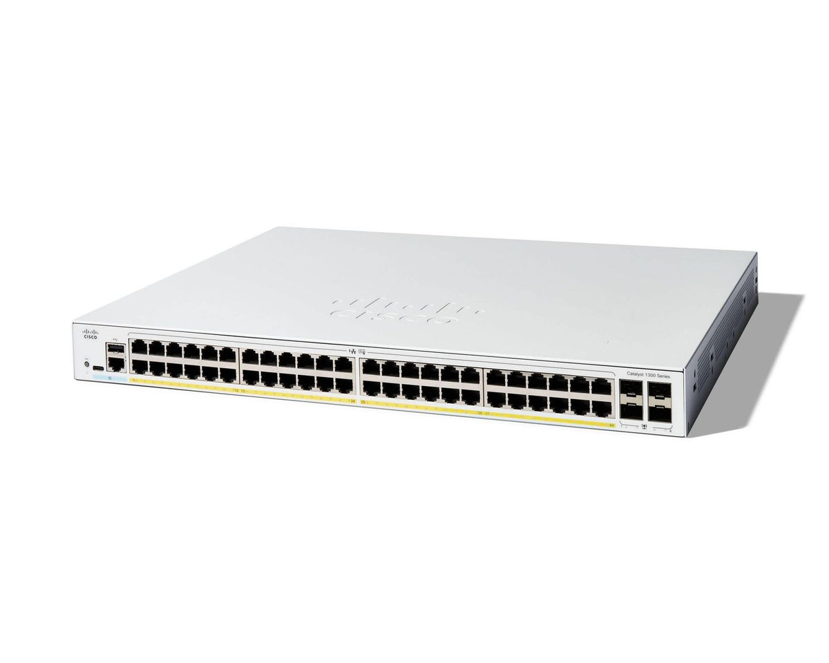 Cisco Catalyst 1300 Managed L2/L3 Gigabit Ethernet (10/100/1000) Power Over Ethernet (Poe) Grey