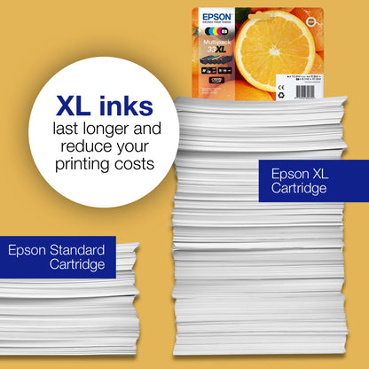 Epson C13T33424012/33 Ink cartridge cyan, 300 pages ISO/IEC 19752 4,5ml for Epson XP 530