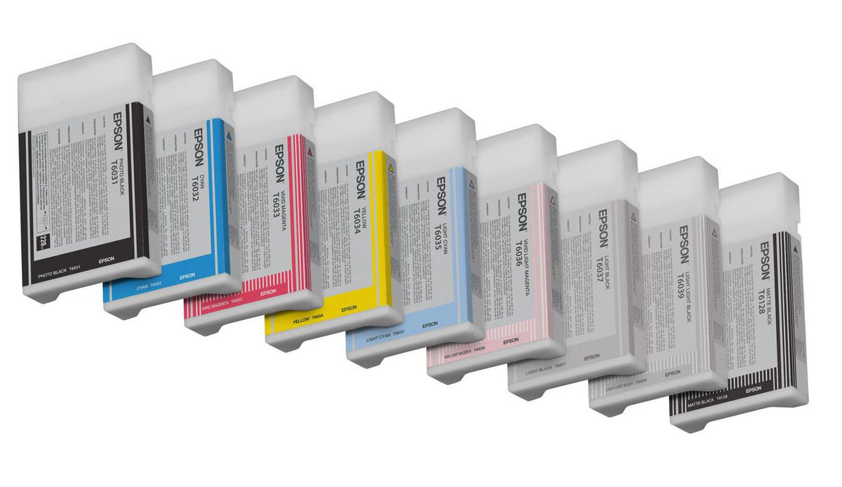 Epson Ink Light Black 220 ml. Singlepack Light Black T603700 220 ml, Original, Pigment-based ink, Light black, Epson, Stylus Pro