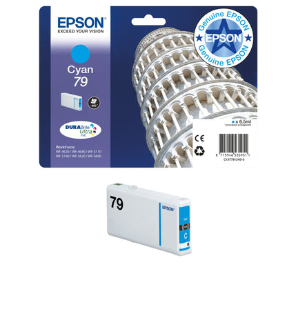 Epson C13T79144010/79 Ink cartridge yellow, 800 pages 6.5ml for Epson WF 4630/5110