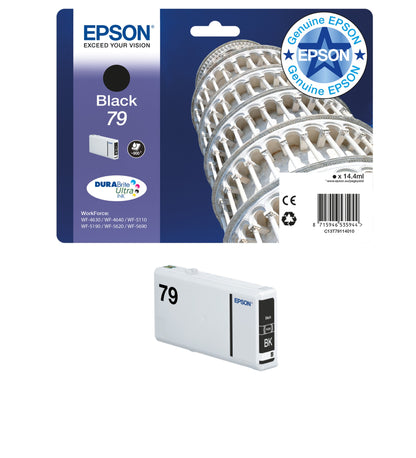Epson C13T79144010/79 Ink cartridge yellow, 800 pages 6.5ml for Epson WF 4630/5110