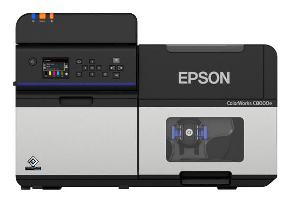 Epson Colorworks C8000E (Bk) Label Printer Inkjet Colour 600 X 1200 Dpi 300 Mm/Sec Wired & Wireless Ethernet Lan