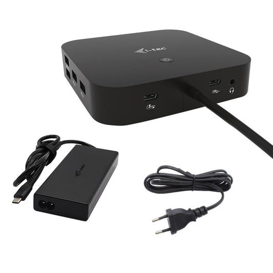 i-tec USB-C HDMI DP Docking Station with Power Delivery 100 W + Universal Charger 112 W i-tec USB-C HDMI DP Docking Station with Power Delivery