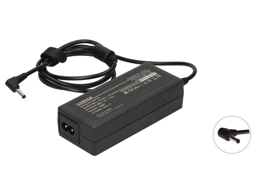 2-Power CAA0735A power adapter/inverter 65 W Black