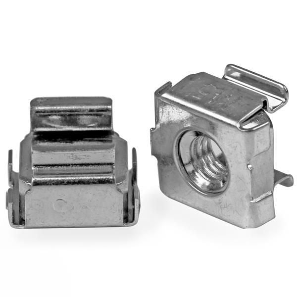 StarTech.com 50 PKG M5 CAGE NUTS 50 Pkg M5 Cage Nuts for Server Rack Cabinets, Cage nut, Stainless steel, Stainless steel, M5, CE, TAA,