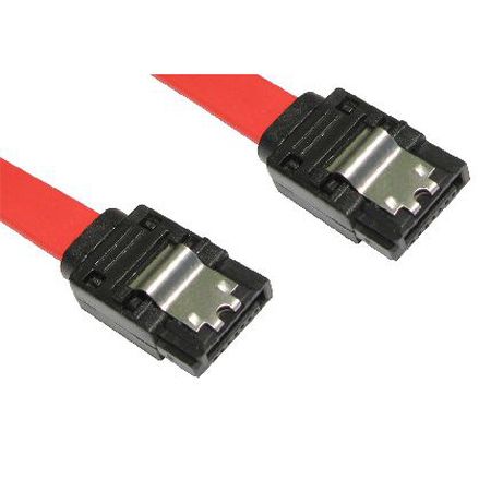 Euro IT SATA2 Cable, Locking Latch, Straight Connection, 45cm
