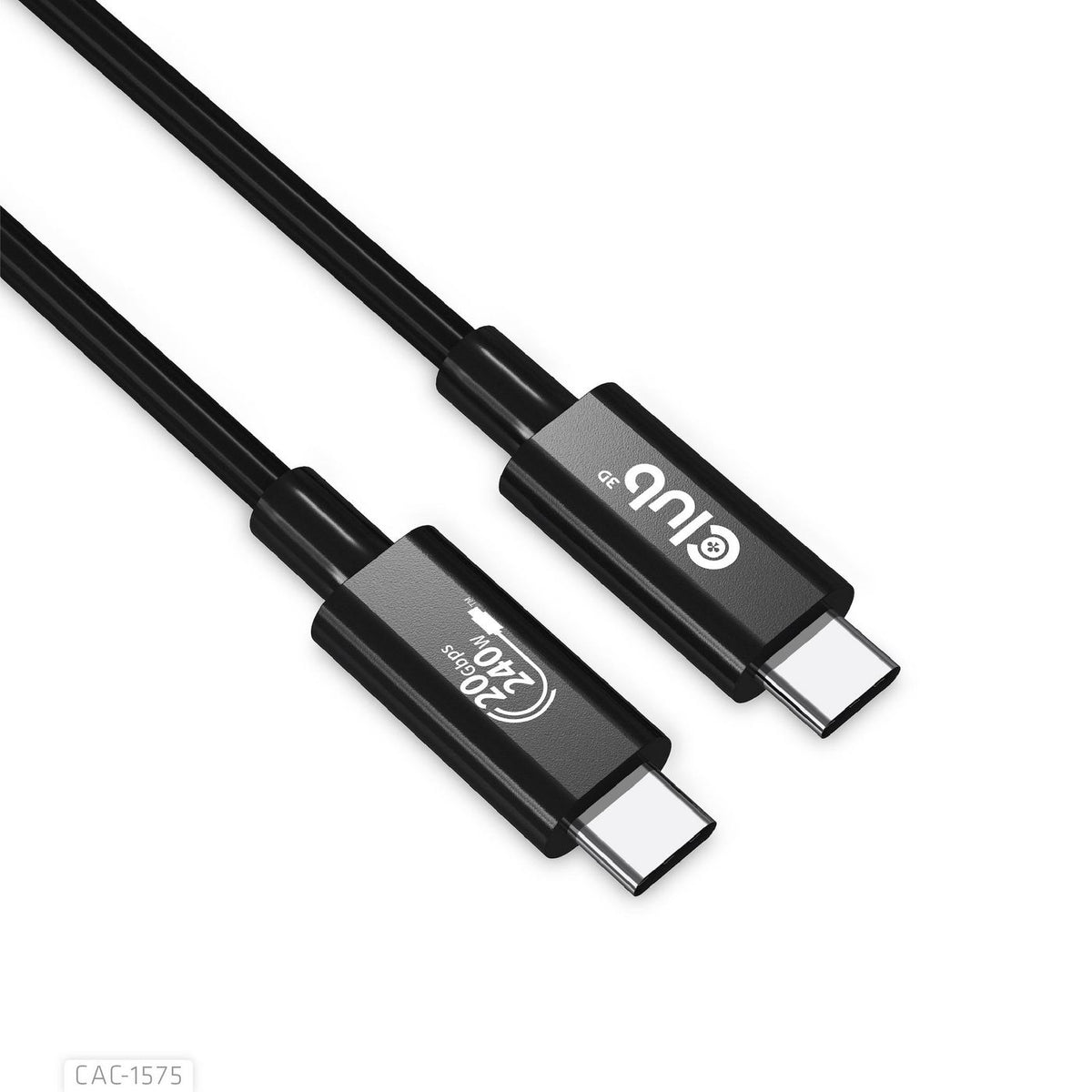 Club3D Usb4 Gen2X2 Type-C Bi-Directional Cable 4K60Hz, Data 20Gbps, Pd 240W(48V/5A) Epr M/M 2M