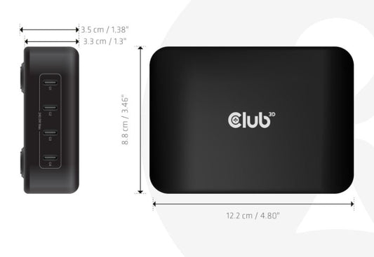 CLUB3D CAC-1918 mobile device charger Universal Black AC
