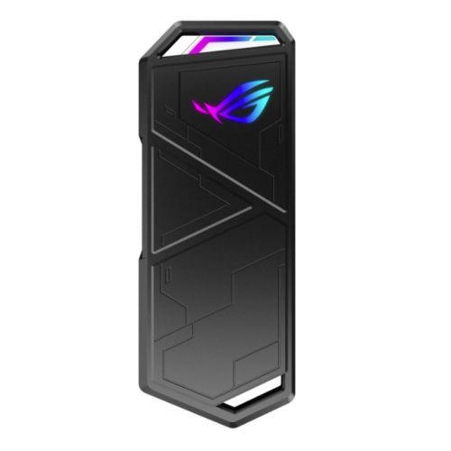 Asus ROG STRIX ARION M.2 NVMe SSD Caddy, USB 3.2 Gen2 Type-C, Aluminium, Thermal Pads, RGB Lighting, Hanger & USB-A Cable inc.