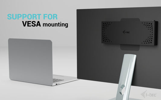 i-tec Universal Dual 4K Display Docking Station + Power Delivery 85W