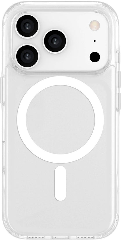 eSTUFF INFINITE (GRS) OSLO iPhone 18 Pro Max/17 Pro Max Clear Magnetic Cover. Material: 65% (GRS) recycled PC and 21% (GRS) recycled TPU mobile phone case Transparent