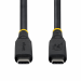 StarTech.com 1m (3ft) USB4 Cable, 40Gbps, USB-IF Certified USB-C Cable, 240W PD, 8K 60Hz/4K 240Hz DP2.1 DP40, TPE Jacket, Thunderbolt 4 Compatible - Black USB-C Cord