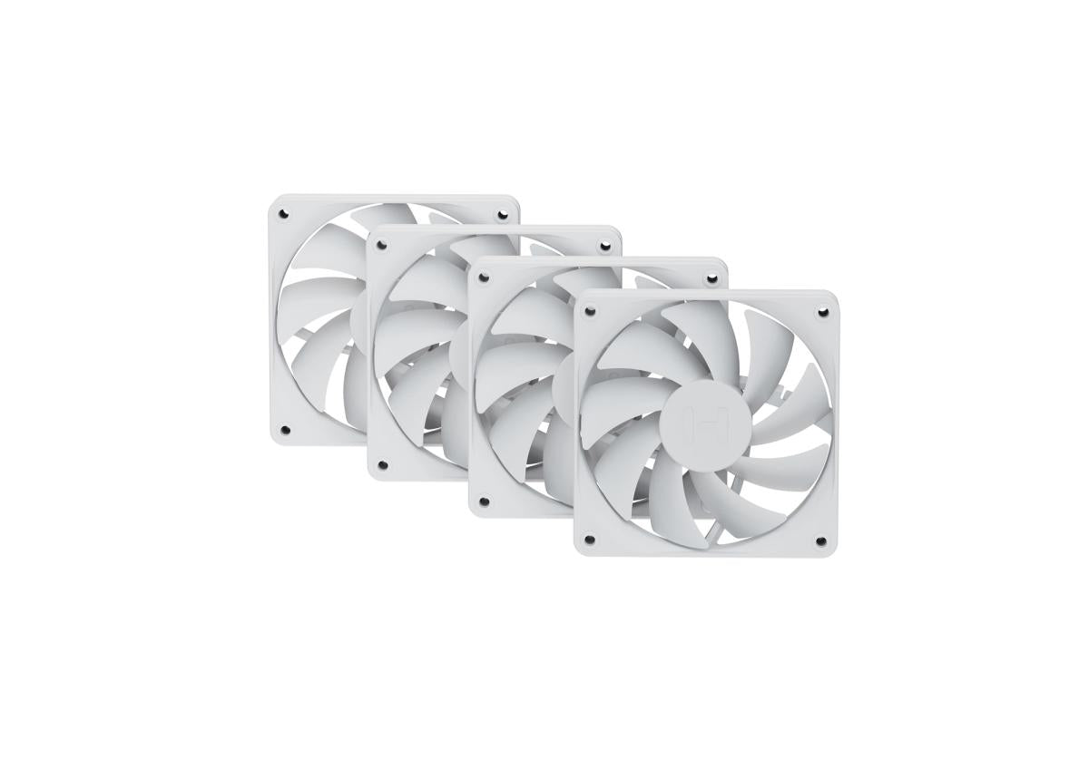 HYTE FAN- -FA12-WW-4 computer cooling system Computer case 12 cm White 4 pc(s)