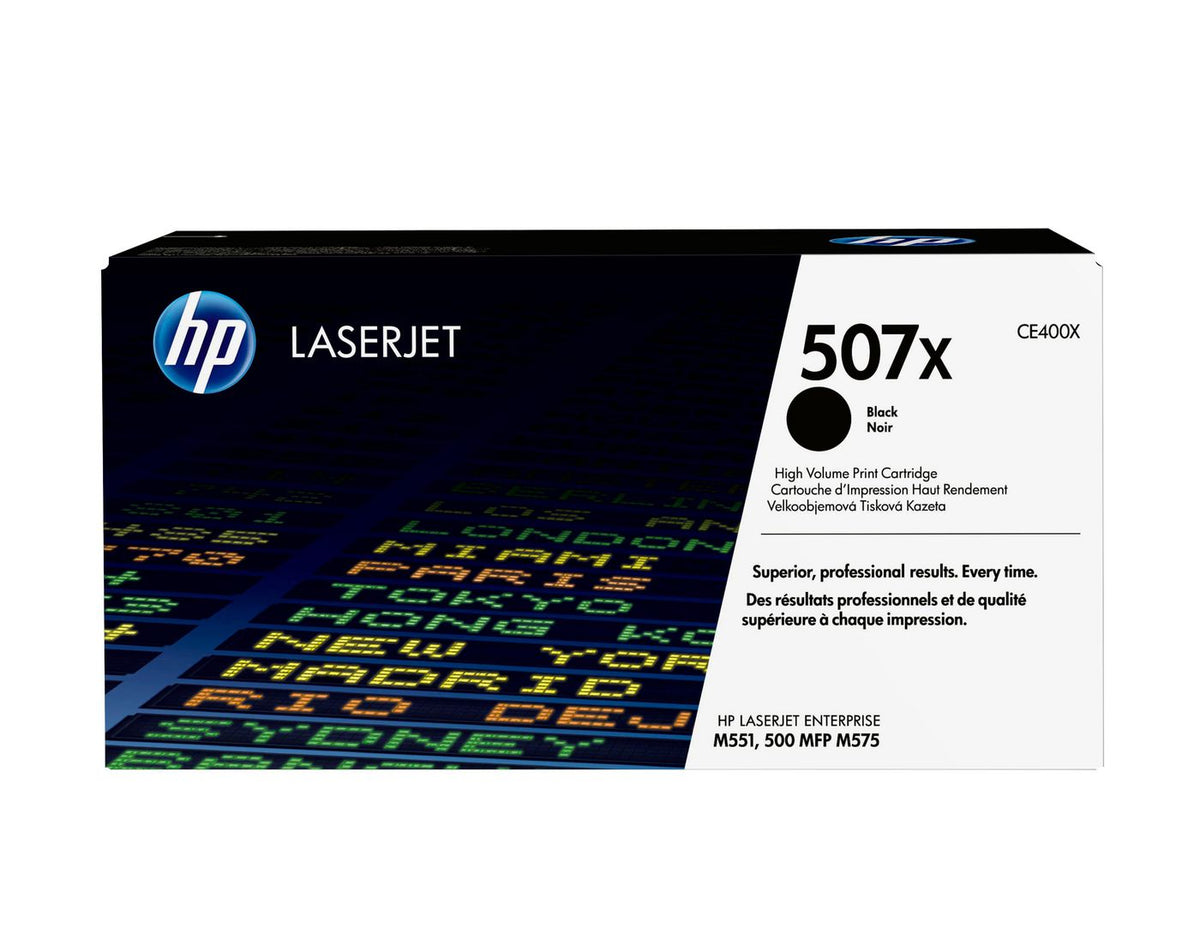 HP Black Cartridge (11K) 507X High Yield Black Original LaserJet Toner Cartridge, 11000 pages, Black, 1 pc(s)