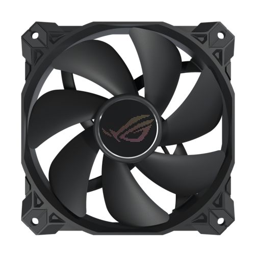 Asus ROG STRIX XF120 12cm PWM Case/Radiator Fan, Whisper-quiet, MagLev Bearing, Polychromatic ROG Logo, 1800 RPM, 5 Year Warranty